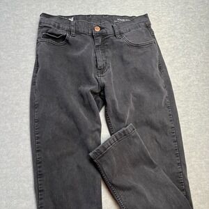 Mugsy Jeans Men 28x29 Squid Inks Faded Black Charcoal Straight Leg Stretch Denim